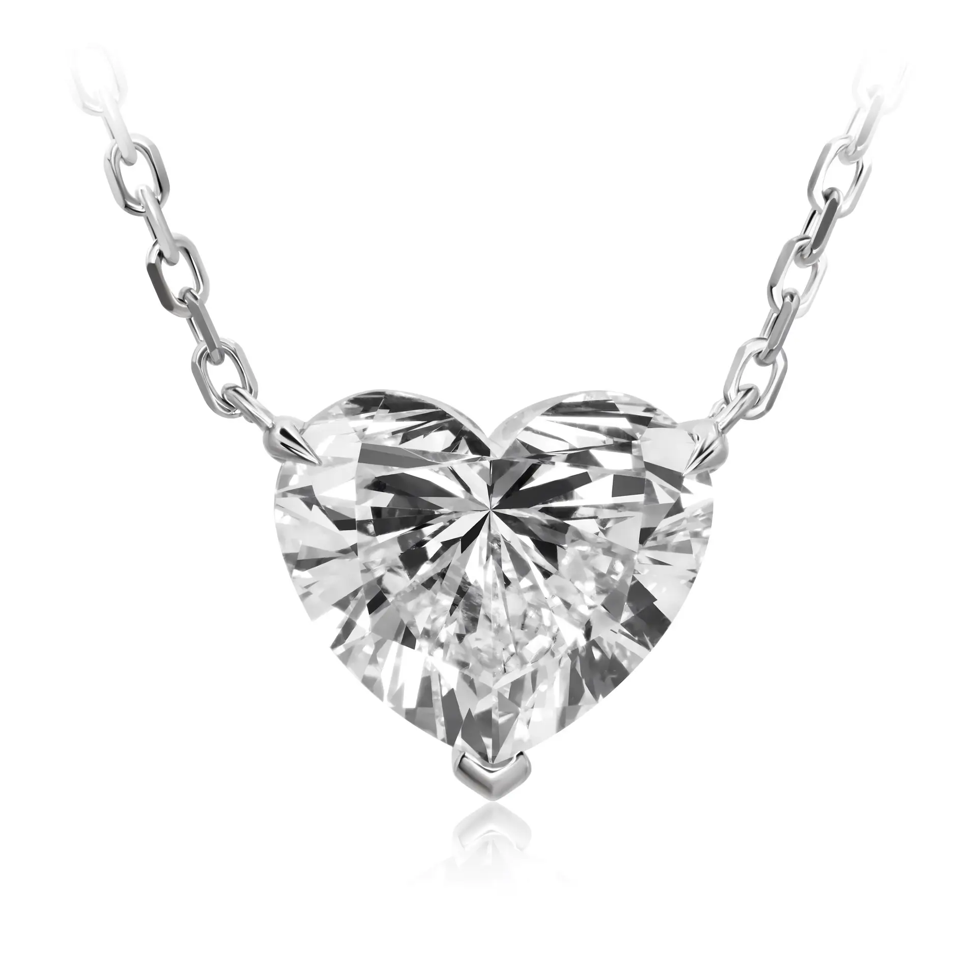 Heart Cut Diamond Pendant