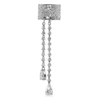 Diamond Cuff Earrings