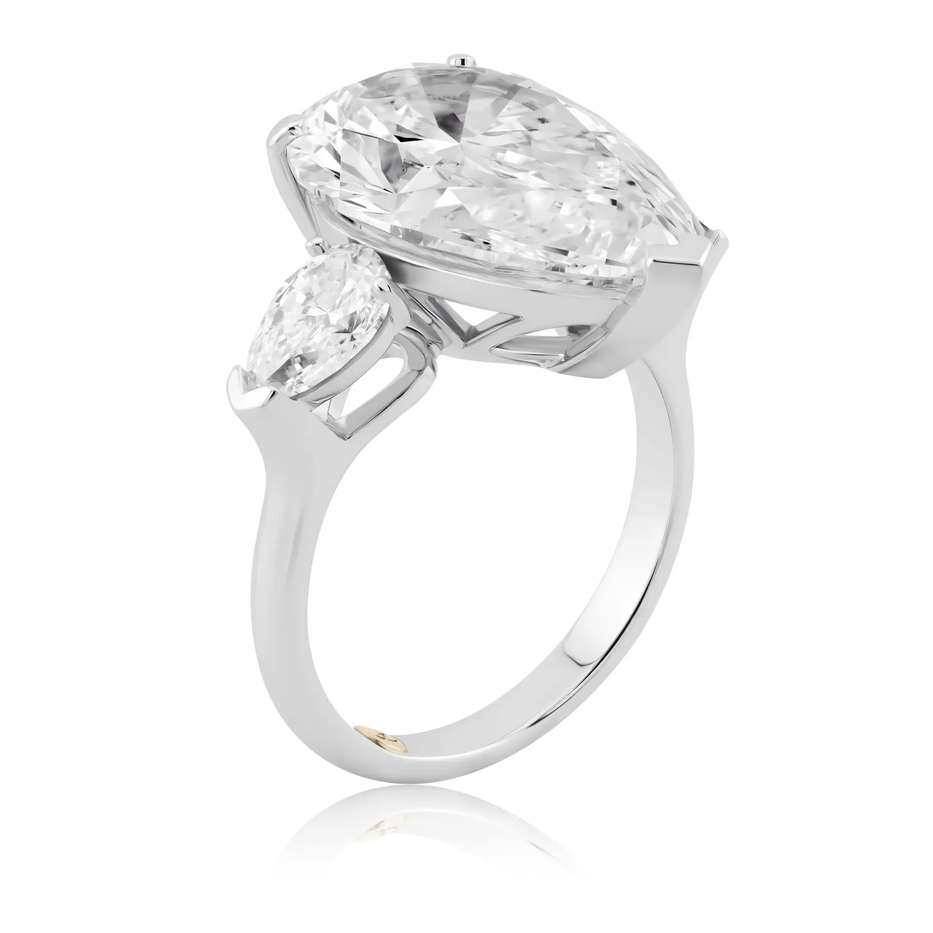 Pear Cut Diamond Engagement Ring