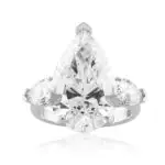 Pear Cut Diamond Ring