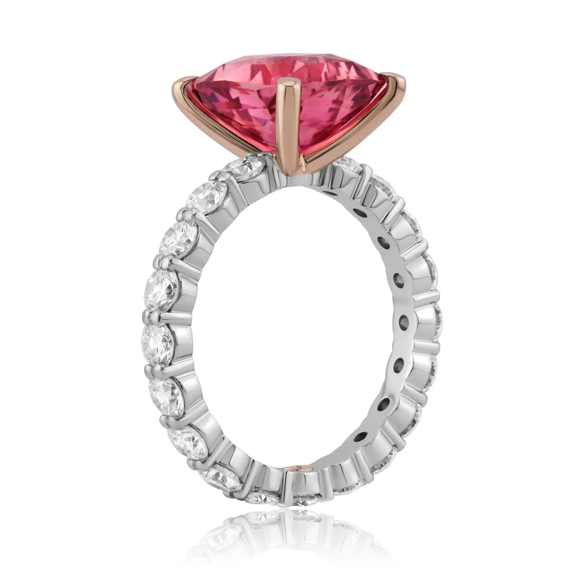 Pink Tourmaline Cocktail Ring